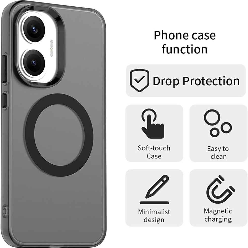 MagSafe puzdro pre Xiaomi Poco F7, Techsuit, CandyCase, Čierne