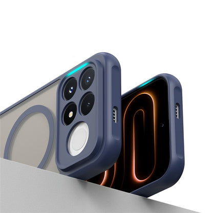 Puzdro MagSafe pre Xiaomi Poco F9 Pro, Techsuit, HaloFrost II, tmavomodré