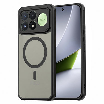Puzdro MagSafe pre Xiaomi Poco F9 Pro, Techsuit, HaloFrost II, čierne