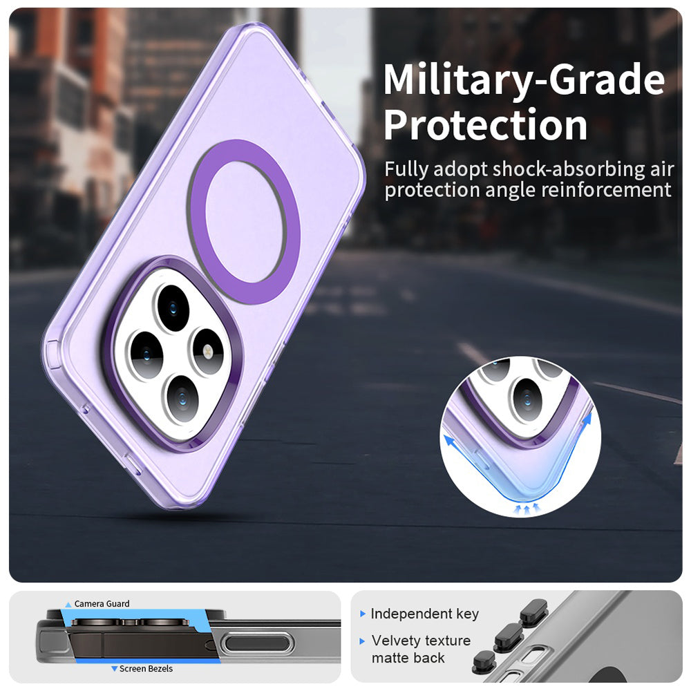 MagSafe Case for Xiaomi Poco M8 Pro / Redmi Note 15 Pro+ 5G, Techsuit, CandyCase, Purple