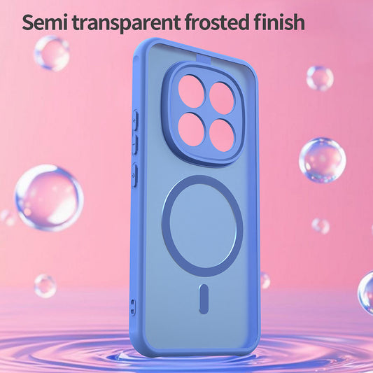 Puzdro MagSafe pre Xiaomi Poco M8 Pro / Redmi Note 15 Pro+ 5G, Techsuit, HaloFrost II, Modrá