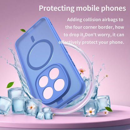 Puzdro MagSafe pre Xiaomi Poco M8 Pro / Redmi Note 15 Pro+ 5G, Techsuit, HaloFrost II, Modrá