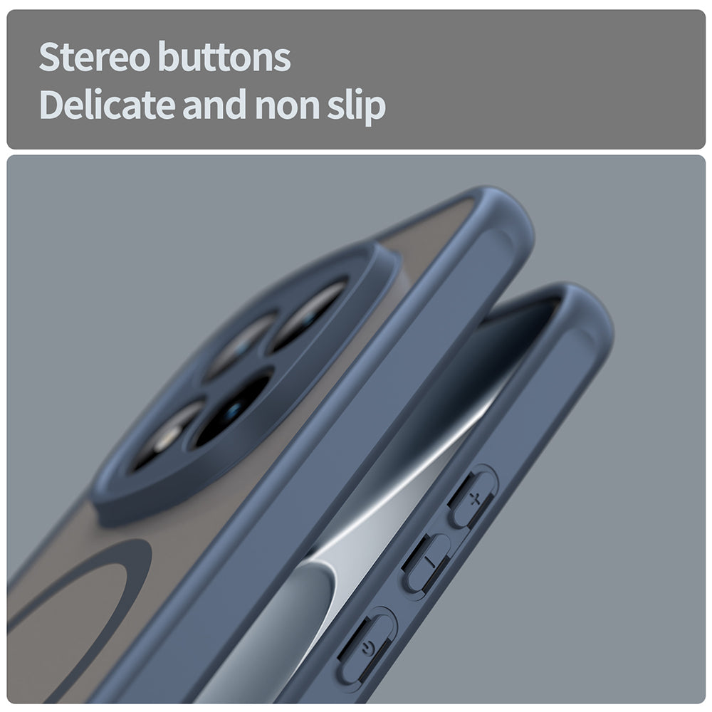 Puzdro MagSafe pre Xiaomi Poco M8 Pro / Redmi Note 15 Pro+ 5G, Techsuit, HaloFrost II, Námornícka modrá