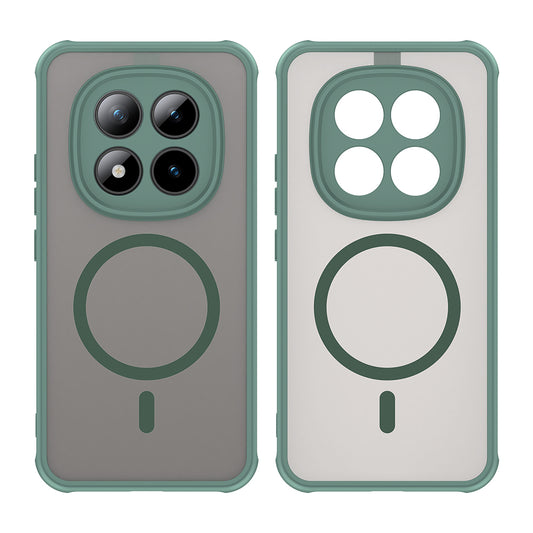 Puzdro MagSafe pre Xiaomi Poco M8 Pro / Redmi Note 15 Pro+ 5G, Techsuit, HaloFrost II, Zelené