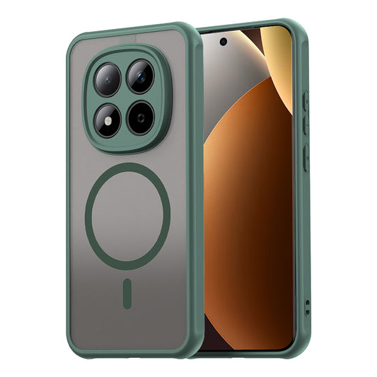 Puzdro MagSafe pre Xiaomi Poco M8 Pro / Redmi Note 15 Pro+ 5G, Techsuit, HaloFrost II, Zelené