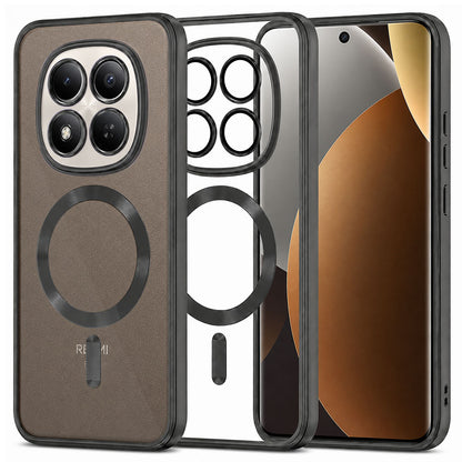 MagSafe puzdro pre Xiaomi Poco M8 Pro / Redmi Note 15 Pro+ 5G, Techsuit, Luxury Crystal, čierne