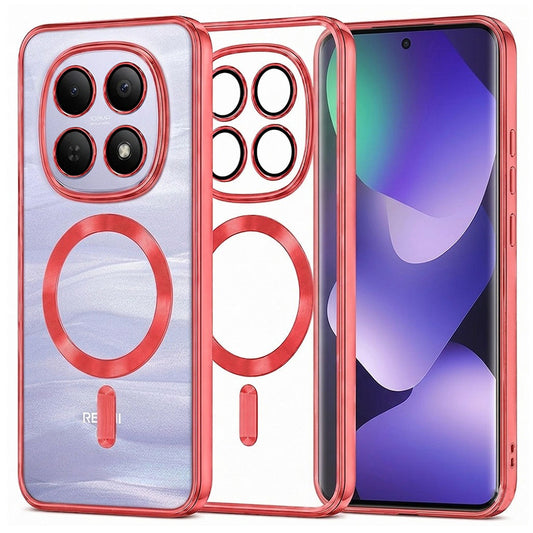 MagSafe puzdro pre Xiaomi Poco M8 / Redmi Note 15 5G / Note 15 4G, Techsuit, Luxury Crystal, Ružové