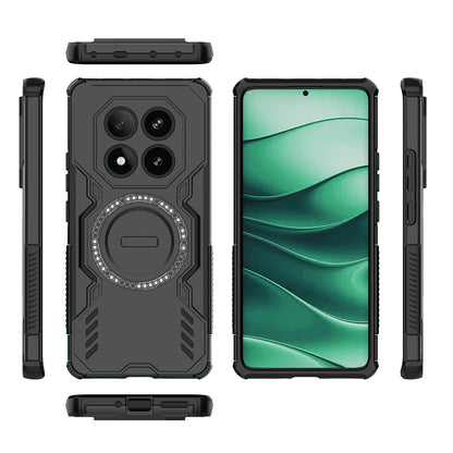 MagSafe puzdro pre Xiaomi Poco X7 / Redmi Note 14 Pro 5G, Techsuit, ArmorMag, čierne