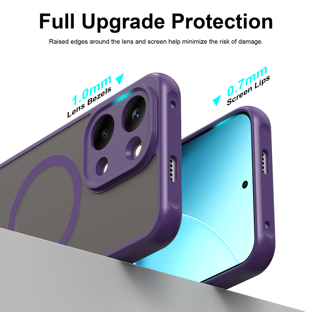 MagSafe puzdro pre Xiaomi Poco X8 Pro Max, Techsuit, HaloFrost II, fialové