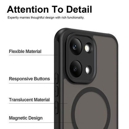 MagSafe puzdro pre Xiaomi Poco X8 Pro Max, Techsuit, HaloFrost II, Čierne