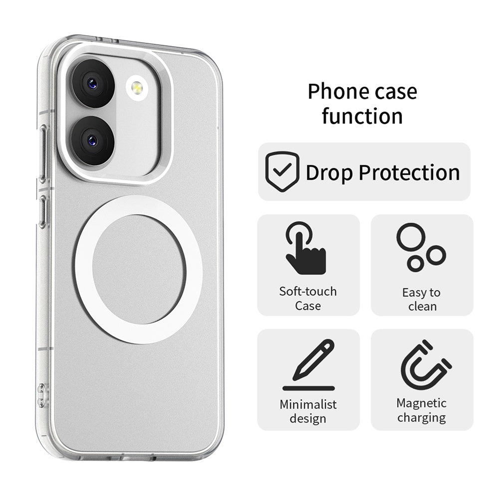 MagSafe púzdro pre Xiaomi Poco X8 Pro, Techsuit, CandyCase, Biele