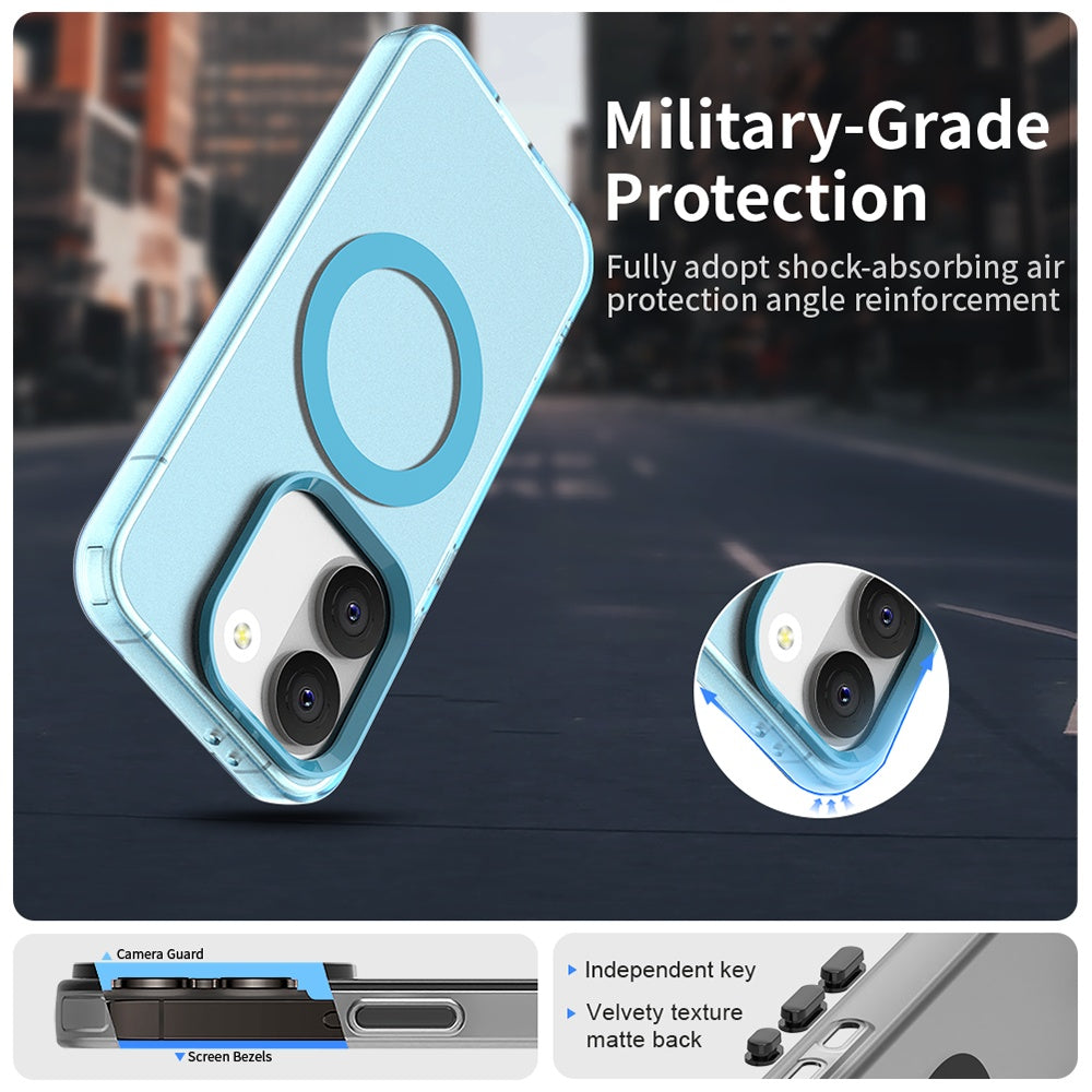 MagSafe púzdro pre Xiaomi Poco X8 Pro, Techsuit, CandyCase, Modrá