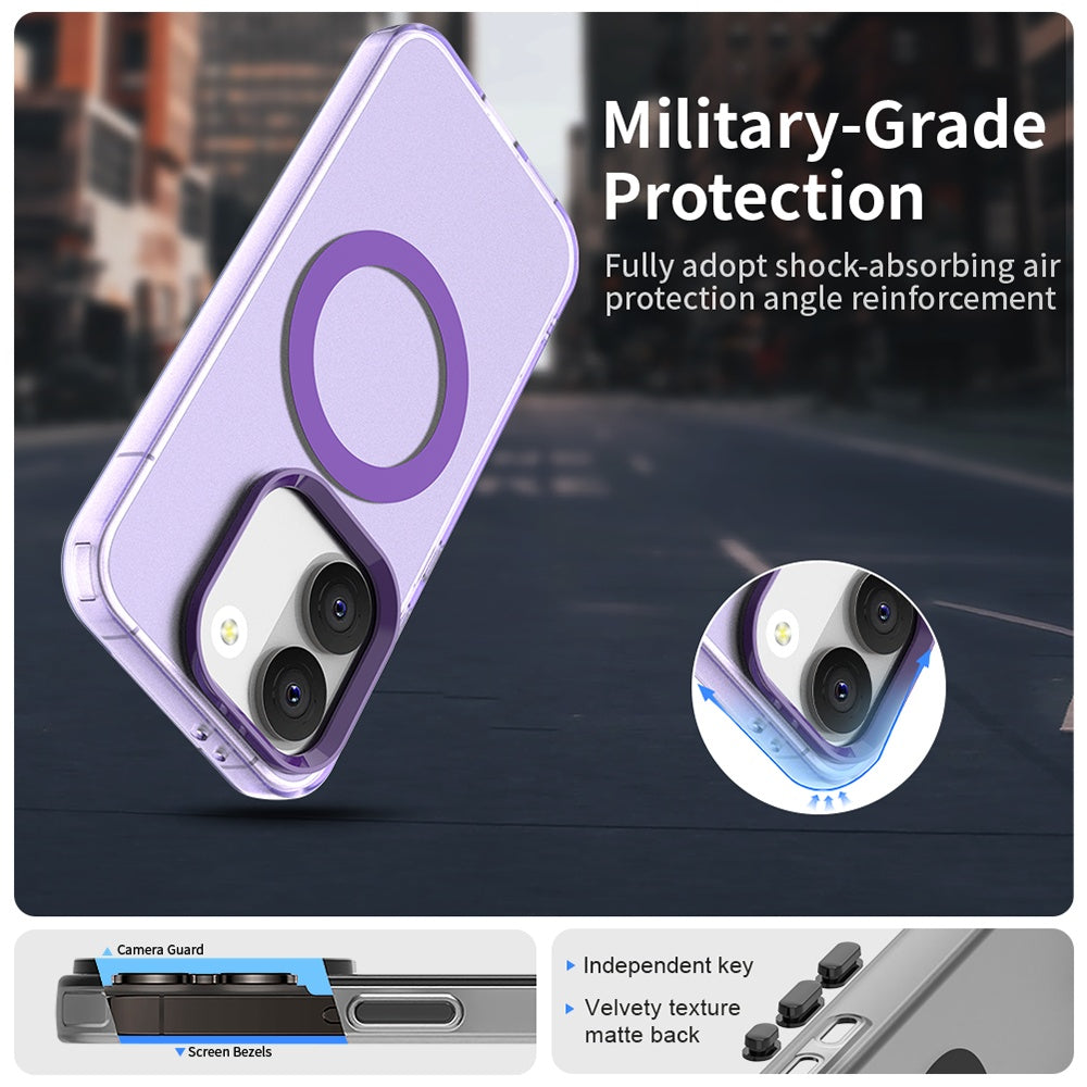 MagSafe púzdro pre Xiaomi Poco X8 Pro, Techsuit, CandyCase, Fialová