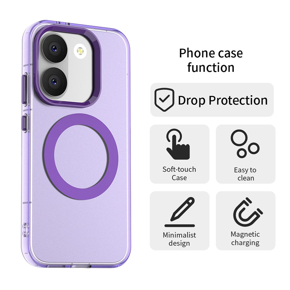 MagSafe púzdro pre Xiaomi Poco X8 Pro, Techsuit, CandyCase, Fialová