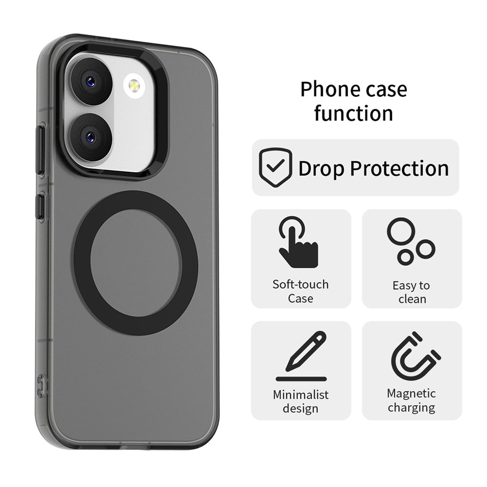 MagSafe púzdro pre Xiaomi Poco X8 Pro, Techsuit, CandyCase, čierne