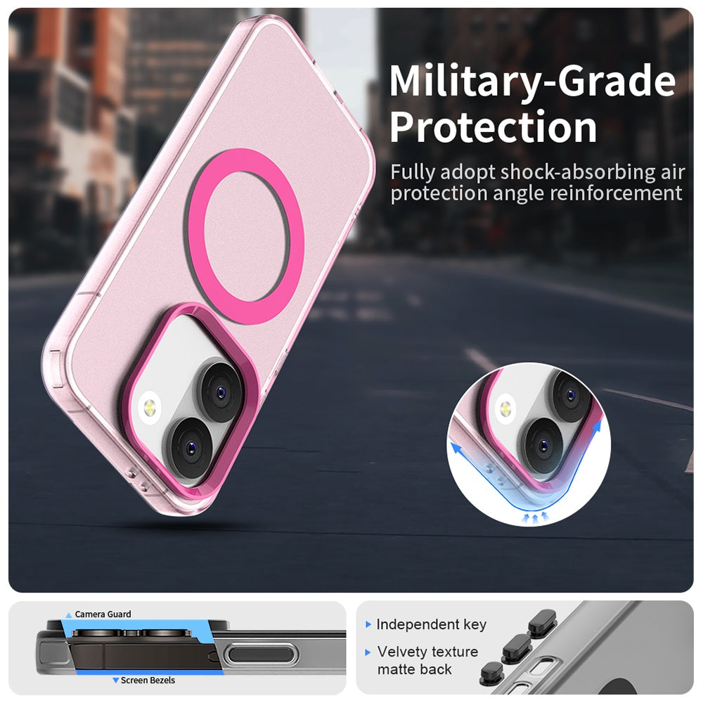MagSafe púzdro pre Xiaomi Poco X8 Pro, Techsuit, CandyCase, Ružové