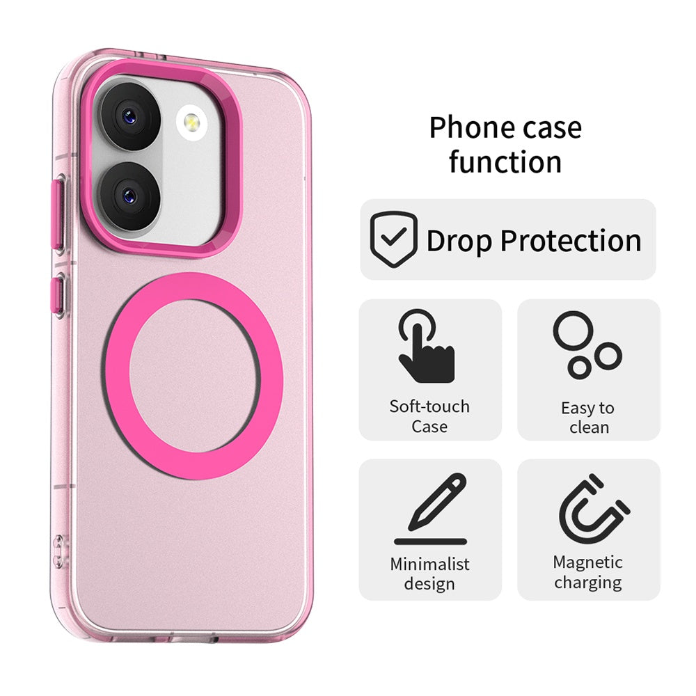 MagSafe púzdro pre Xiaomi Poco X8 Pro, Techsuit, CandyCase, Ružové