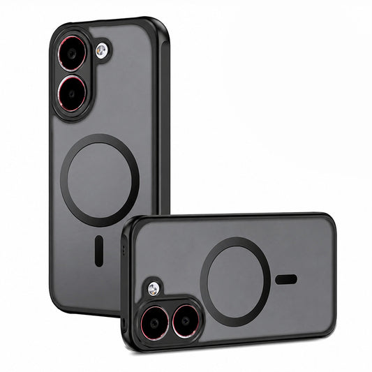 MagSafe puzdro pre Xiaomi Poco X8 Pro, Techsuit, PureFrost, Čierna saténová