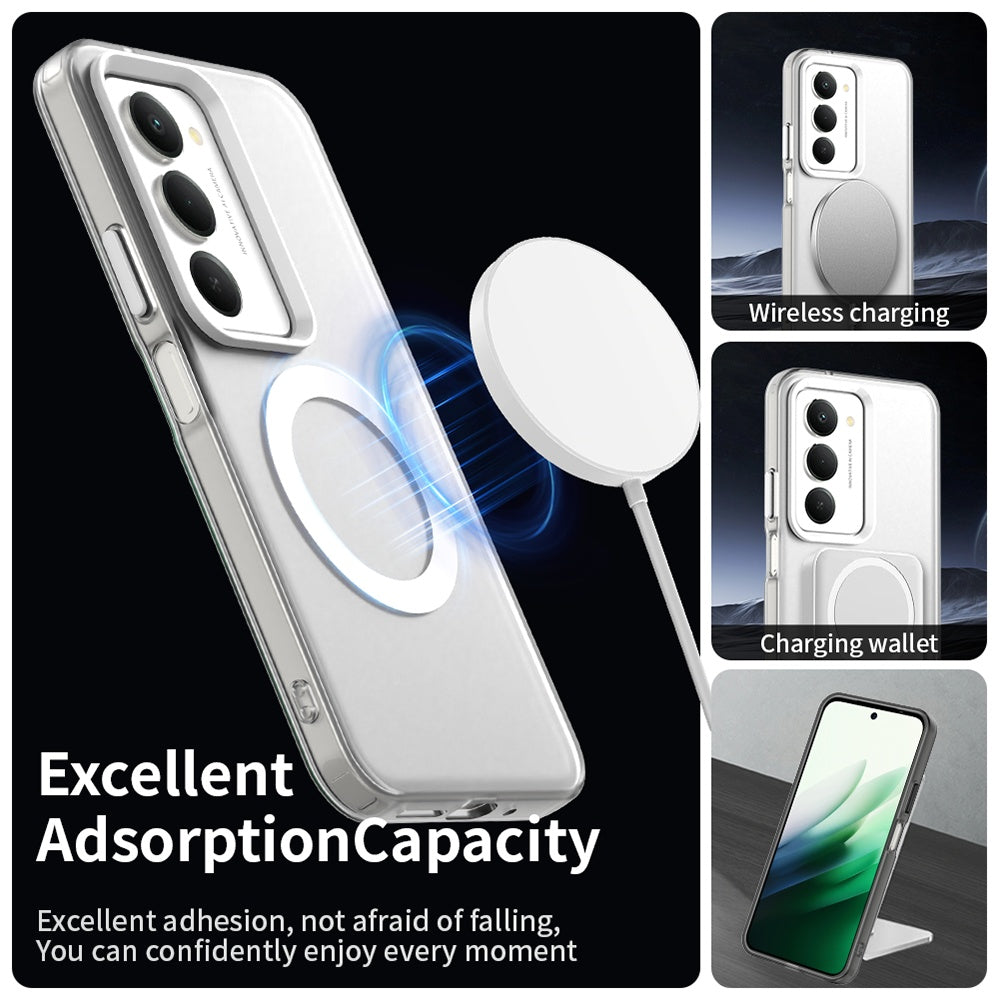 Puzdro MagSafe pre Xiaomi Redmi 15 5G / 15 4G, Techsuit, CandyCase, Biela