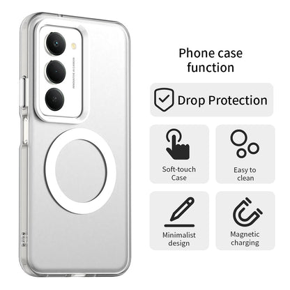 Puzdro MagSafe pre Xiaomi Redmi 15 5G / 15 4G, Techsuit, CandyCase, Biela