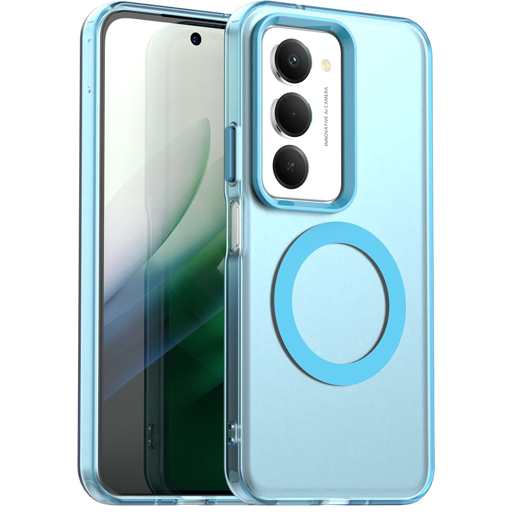 Puzdro MagSafe pre Xiaomi Redmi 15 5G / 15 4G, Techsuit, CandyCase, Modrá