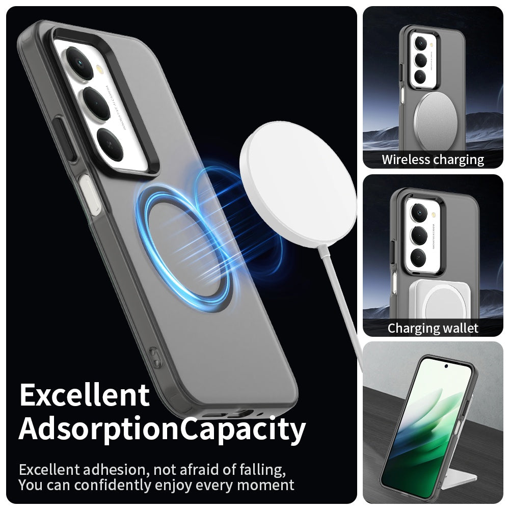 Puzdro MagSafe pre Xiaomi Redmi 15 5G / 15 4G, Techsuit, CandyCase, Čierne