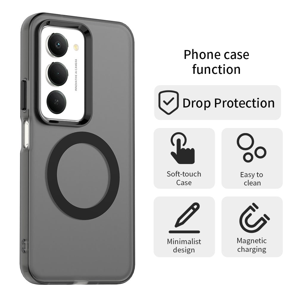 Puzdro MagSafe pre Xiaomi Redmi 15 5G / 15 4G, Techsuit, CandyCase, Čierne