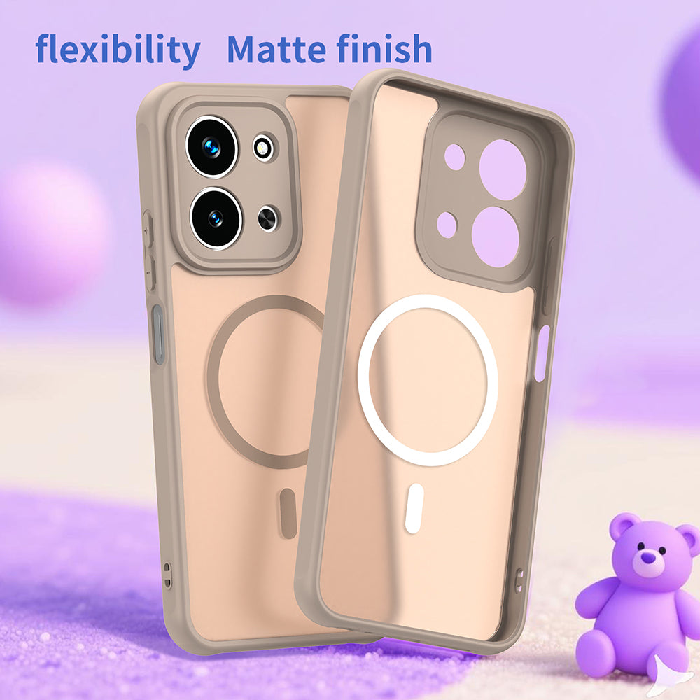 Puzdro MagSafe pre Xiaomi Redmi 15C 5G / 15C 4G, Techsuit, HaloFrost II, Zlaté