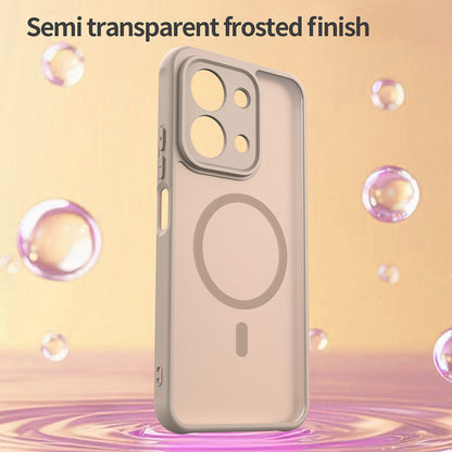 Puzdro MagSafe pre Xiaomi Redmi 15C 5G / 15C 4G, Techsuit, HaloFrost II, Zlaté