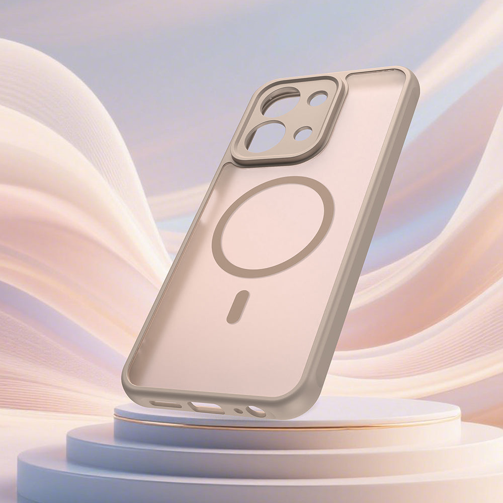 Puzdro MagSafe pre Xiaomi Redmi 15C 5G / 15C 4G, Techsuit, HaloFrost II, Zlaté