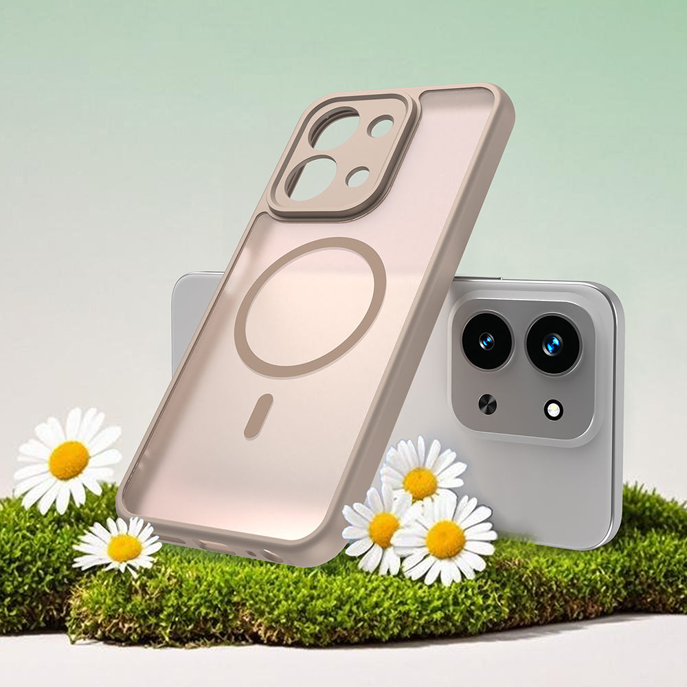 Puzdro MagSafe pre Xiaomi Redmi 15C 5G / 15C 4G, Techsuit, HaloFrost II, Zlaté