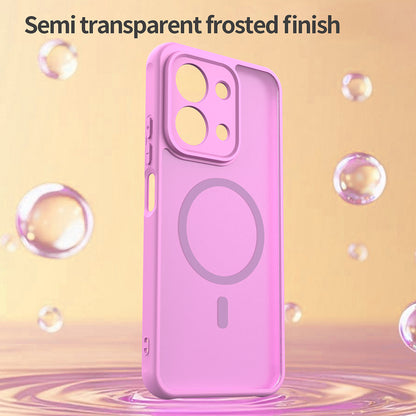 Puzdro MagSafe pre Xiaomi Redmi 15C 5G / 15C 4G, Techsuit, HaloFrost II, Ružová