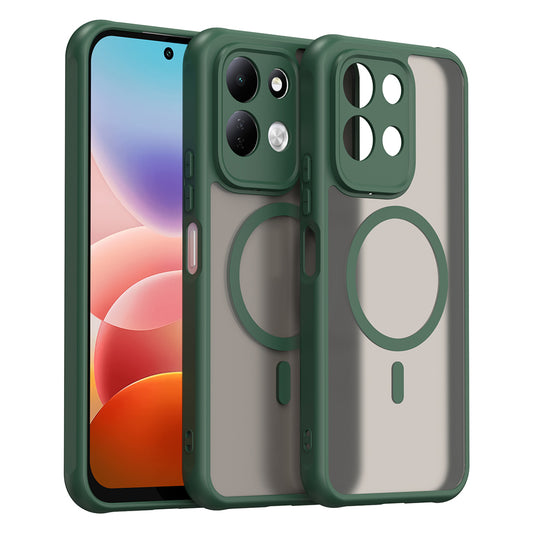 MagSafe puzdro pre Xiaomi Redmi 17 5G / 17 4G, Techsuit, HaloFrost II, Zelené