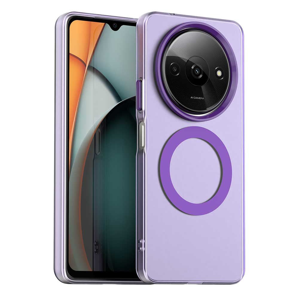 MagSafe puzdro pre Xiaomi Redmi A3x / A3, Techsuit, CandyCase, Fialové