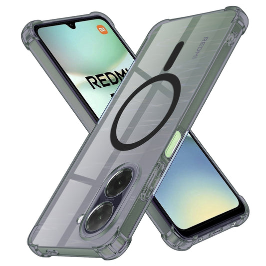 MagSafe puzdro pre Xiaomi Redmi A5 4G (Štandard), Techsuit, nárazuvzdorné priehľadné, dymové