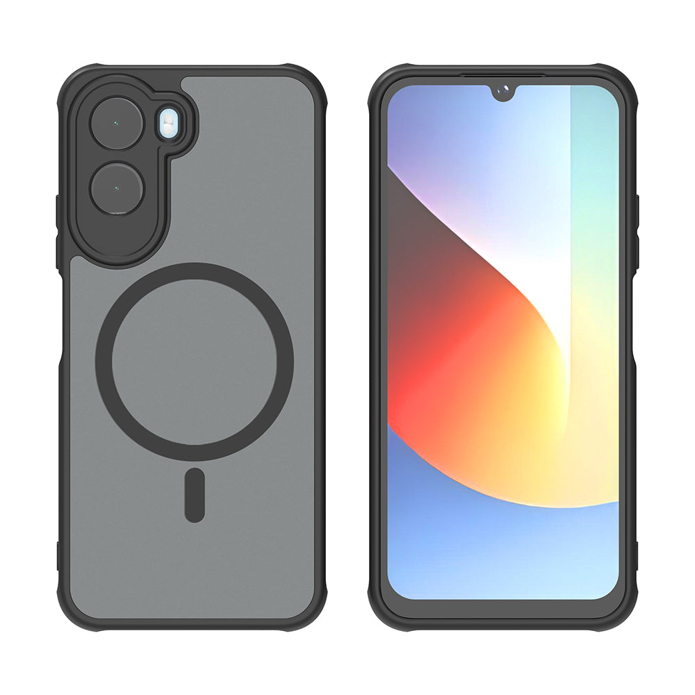 MagSafe puzdro pre Xiaomi Redmi A7 Pro 4G, Techsuit, HaloFrost II, čierne