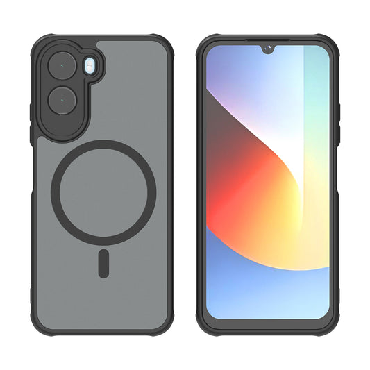 MagSafe puzdro pre Xiaomi Redmi A7 Pro 4G, Techsuit, HaloFrost II, čierne