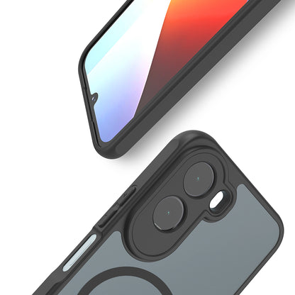 MagSafe puzdro pre Xiaomi Redmi A7 Pro 4G, Techsuit, HaloFrost II, čierne
