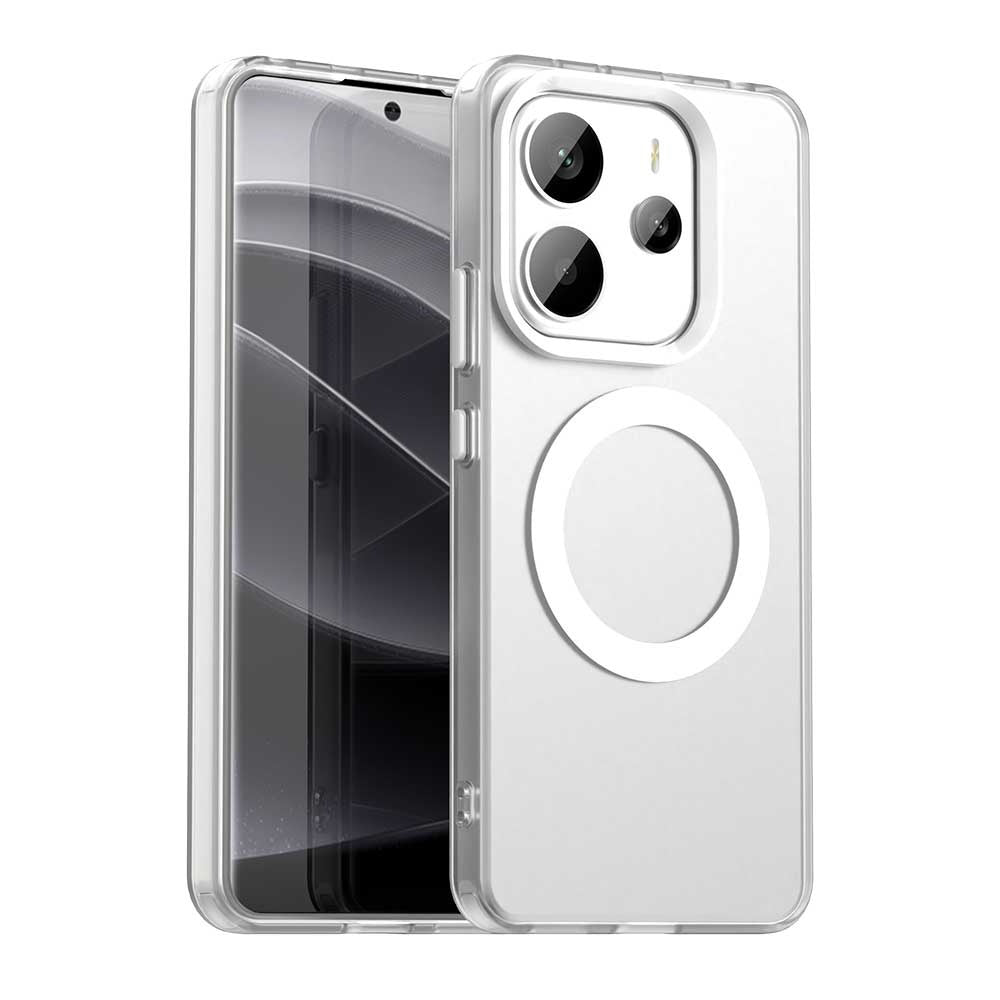 MagSafe puzdro pre Xiaomi Redmi Note 14 4G (Regionálne), Techsuit, CandyCase, Biele