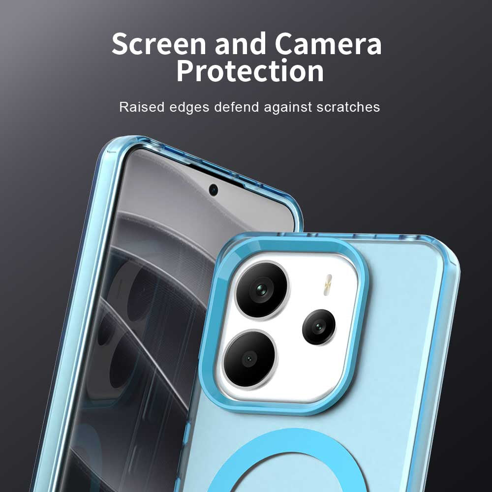 MagSafe Case for Xiaomi Redmi Note 14 4G (Regional), Techsuit, CandyCase, Blue