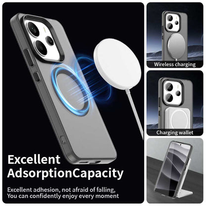 MagSafe Case for Xiaomi Redmi Note 14 4G (Standard), Techsuit, CandyCase, Black