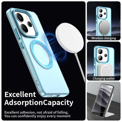 MagSafe puzdro pre Xiaomi Redmi Note 14 5G, Techsuit, CandyCase, modré