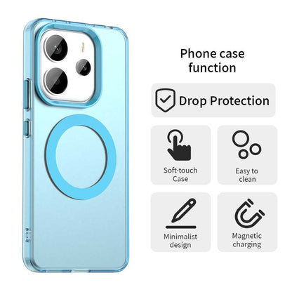 MagSafe puzdro pre Xiaomi Redmi Note 14 5G, Techsuit, CandyCase, modré