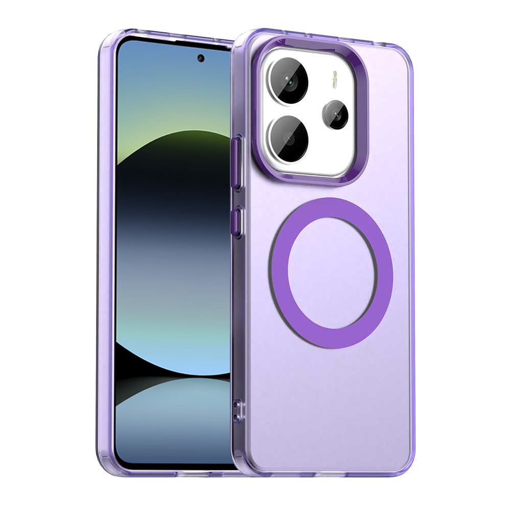 MagSafe puzdro pre Xiaomi Redmi Note 14 5G, Techsuit, CandyCase, Fialové