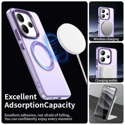 MagSafe puzdro pre Xiaomi Redmi Note 14 5G, Techsuit, CandyCase, Fialové