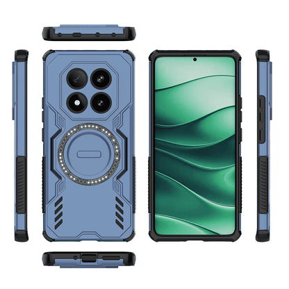 MagSafe puzdro pre Xiaomi Redmi Note 14 Pro 4G, Techsuit, ArmorMag, modré