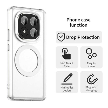 MagSafe puzdro pre Xiaomi Redmi Note 14 Pro+ 5G, Techsuit, CandyCase, Biele