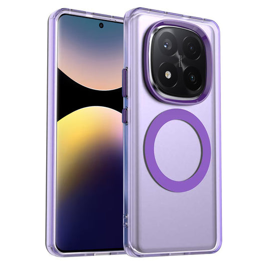 MagSafe puzdro pre Xiaomi Redmi Note 14 Pro+ 5G, Techsuit, CandyCase, Fialová
