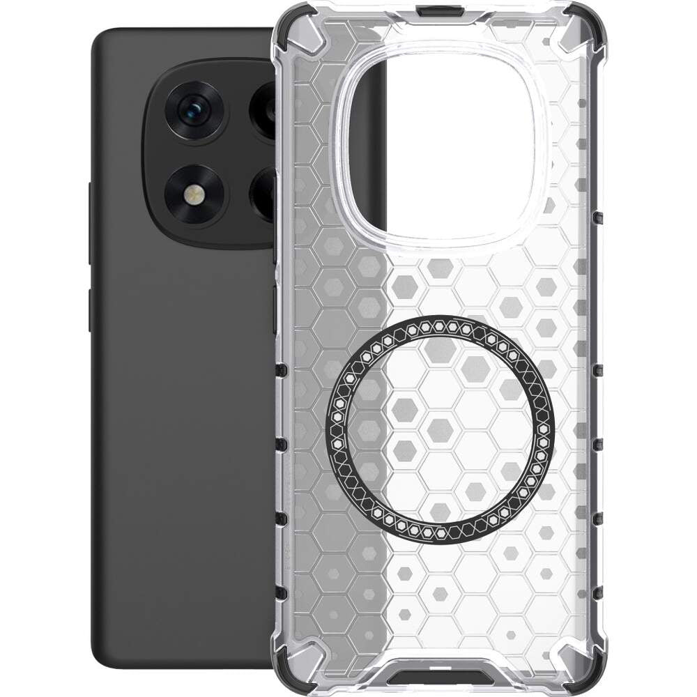 MagSafe Case for Xiaomi Redmi Note 14 Pro+ 5G, Techsuit, HoneyComb Shield, White