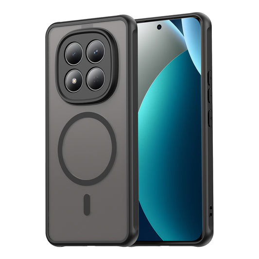 Puzdro MagSafe pre Xiaomi Redmi Note 15 Pro 4G, Techsuit, HaloFrost II, Čierne